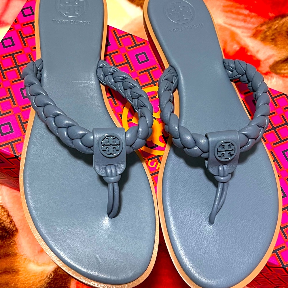 Tory Burch braided Benton thong sandals